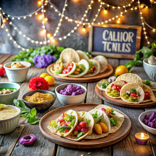 Tacos de Coliflor Asada y Salsa de Tomate Fresco